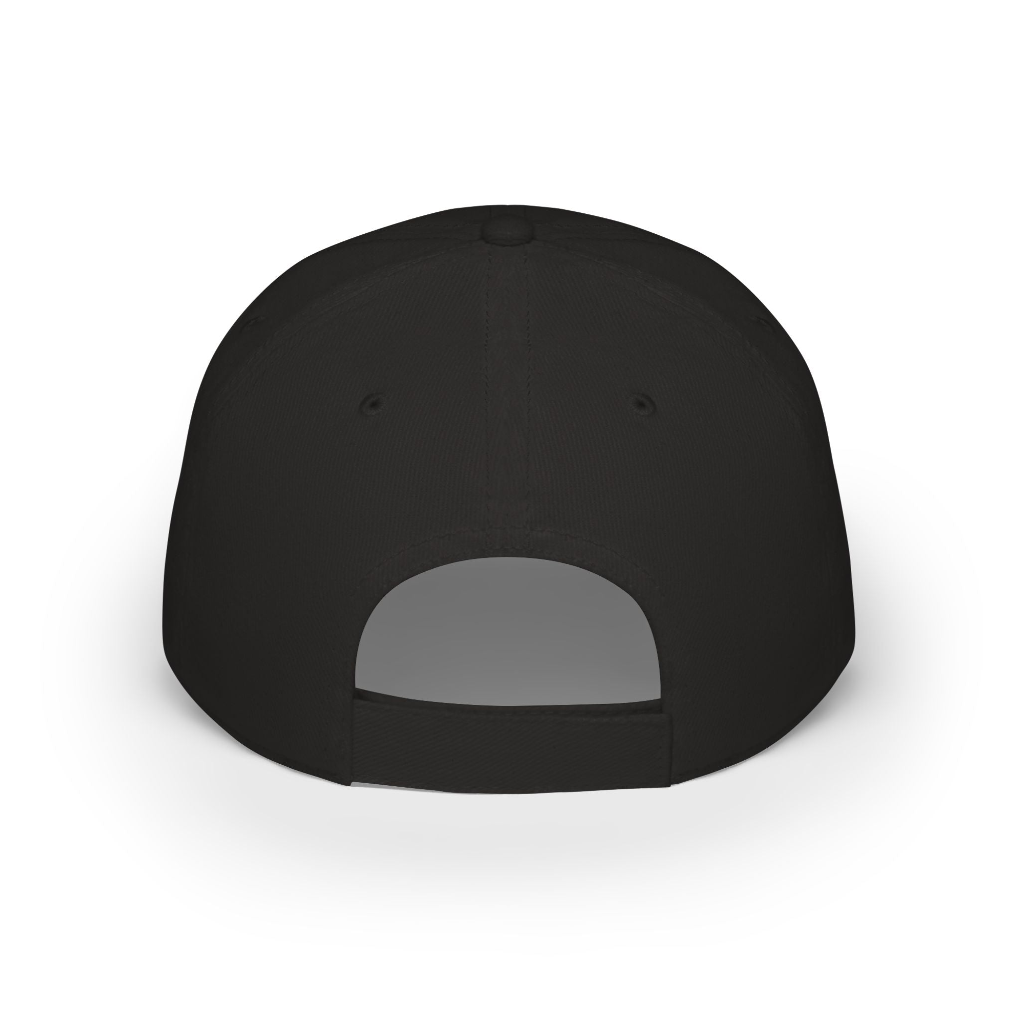 Extra Capacity Cap — Minimalist White Baseball Hat with Small Heart